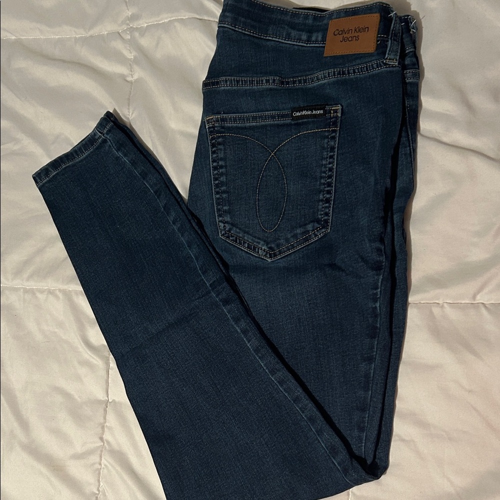 Calvin Klein Women's Dark Blue Skinny Jeans